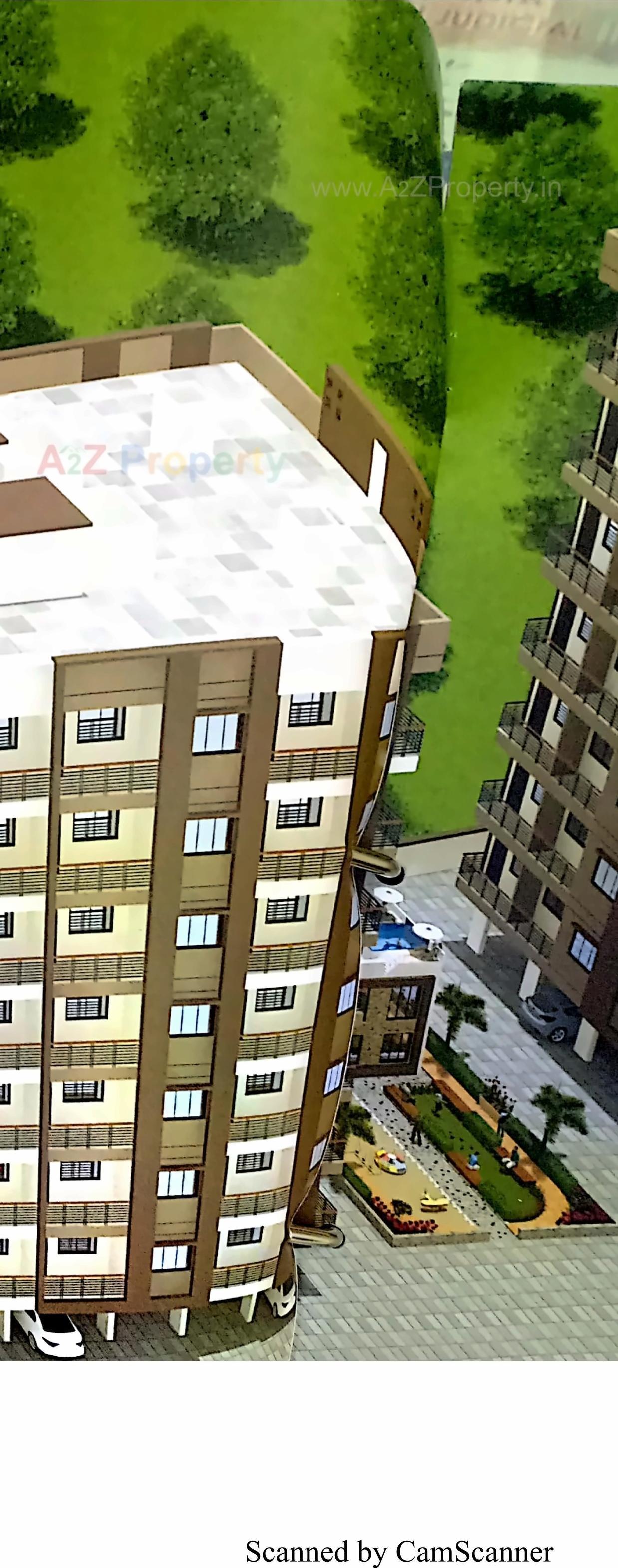 3D Elevation of real estate project Lake Palace Residency located at Dungra, Valsad, Gujarat