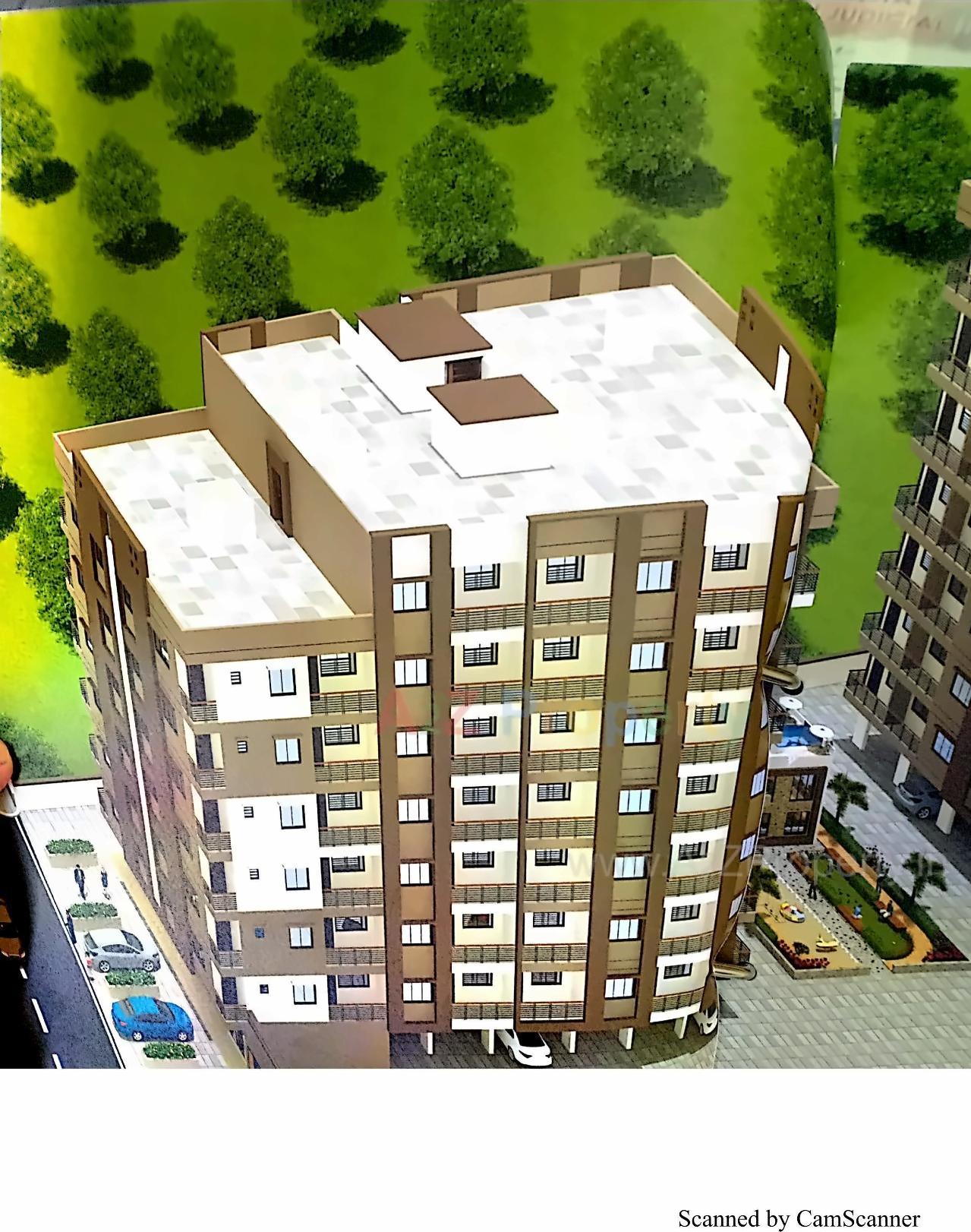 3D Elevation of real estate project Lake Palace Residency located at Dungra, Valsad, Gujarat