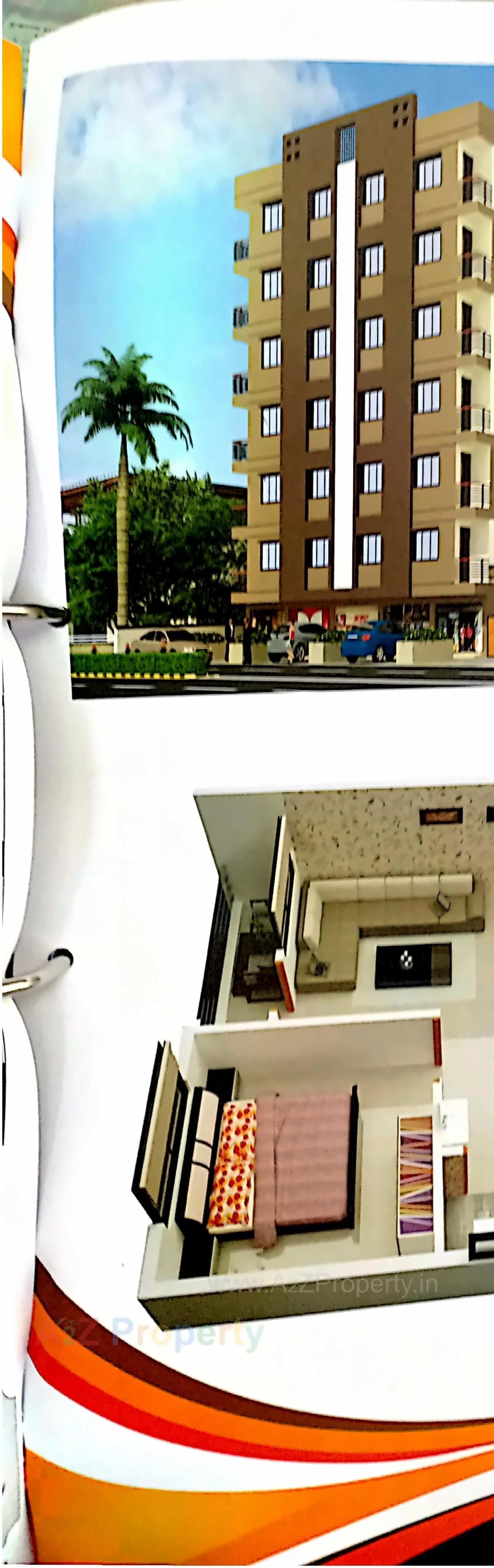 3D Elevation of real estate project Lake Palace Residency located at Dungra, Valsad, Gujarat