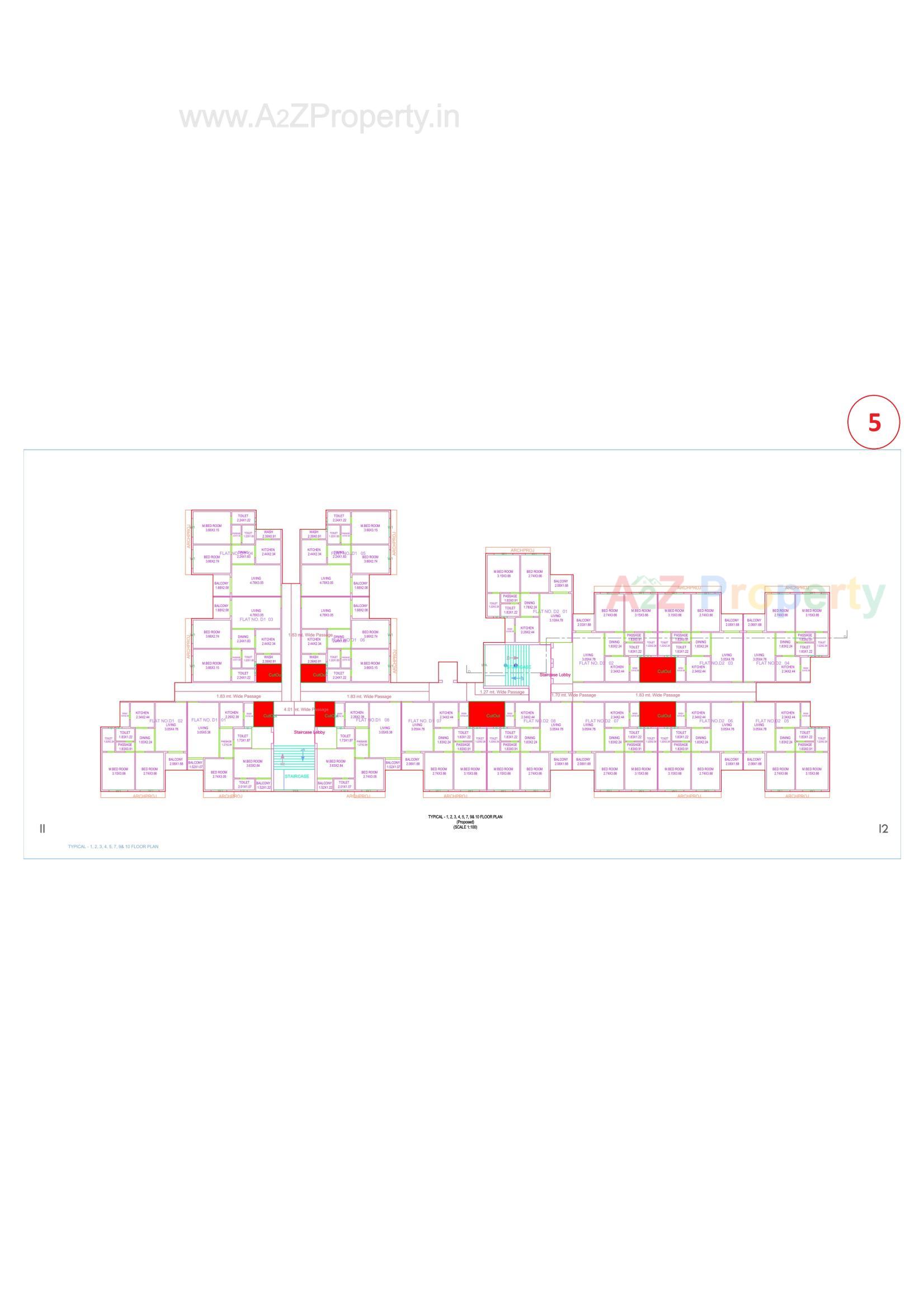 Layout of real estate project Lake Paradise located at Dungra, Valsad, Gujarat