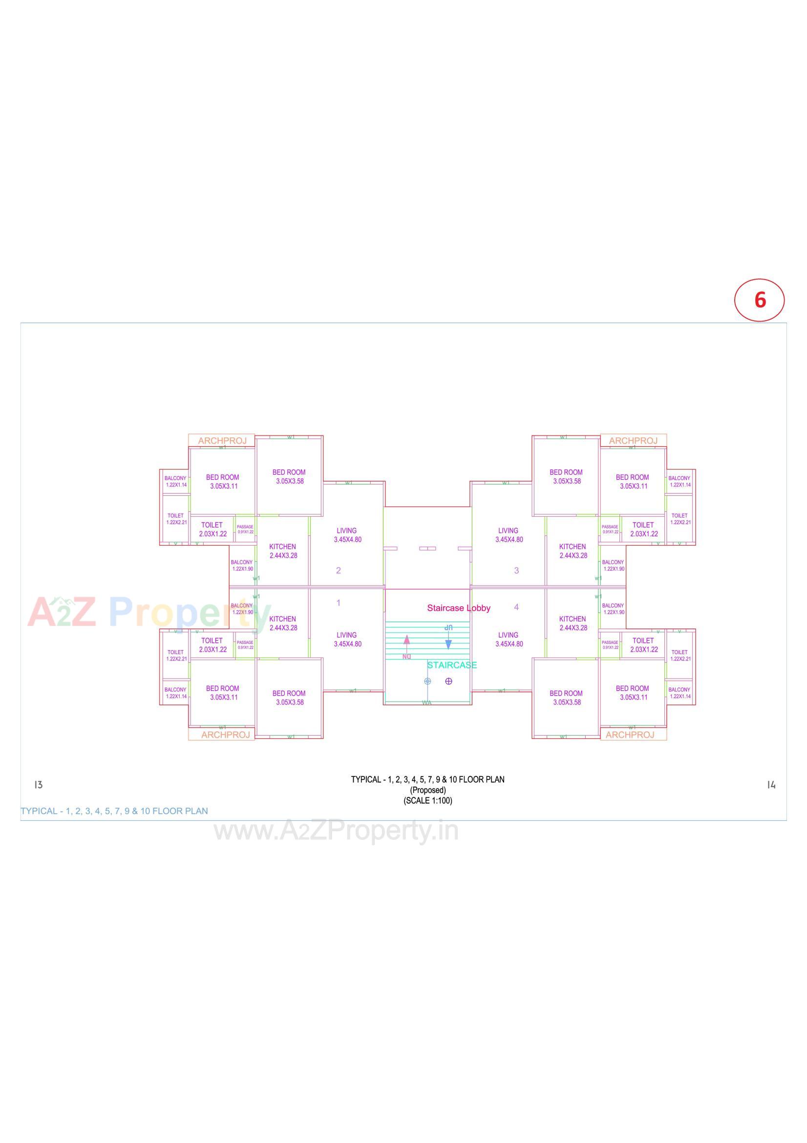 Layout of real estate project Lake Paradise located at Dungra, Valsad, Gujarat