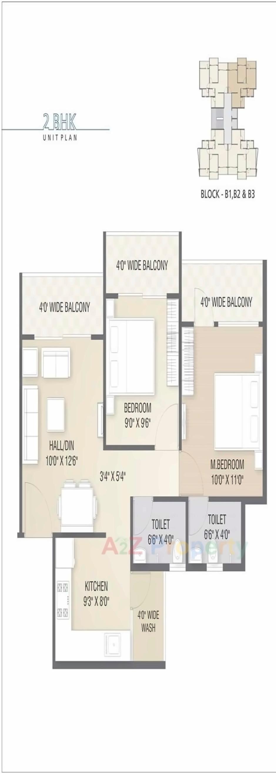 Layout of real estate project Lake Paraside located at Dungra, Valsad, Gujarat
