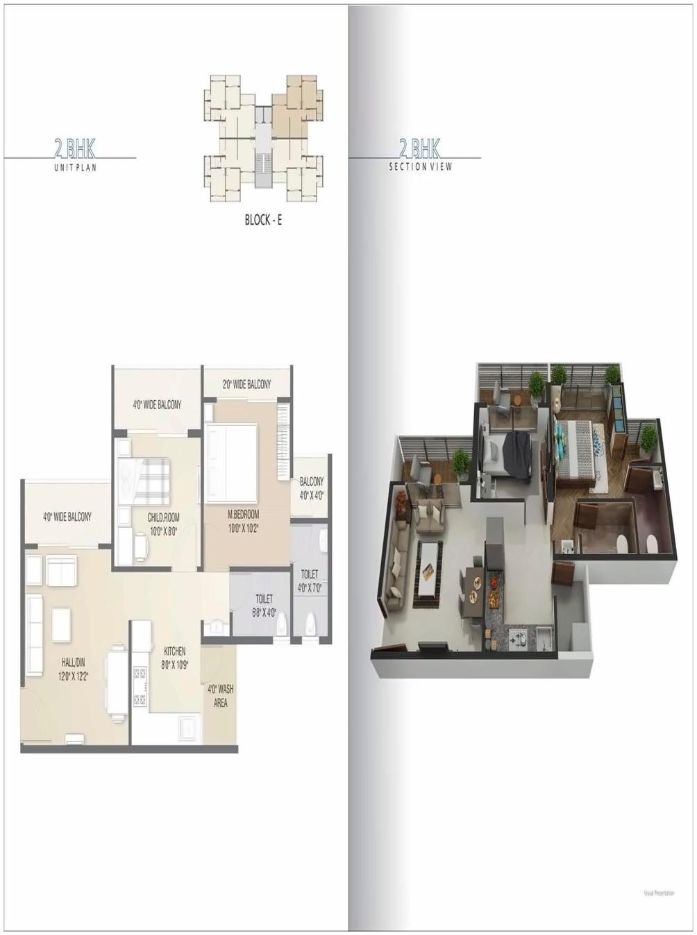 Layout of real estate project Lake Paraside located at Dungra, Valsad, Gujarat