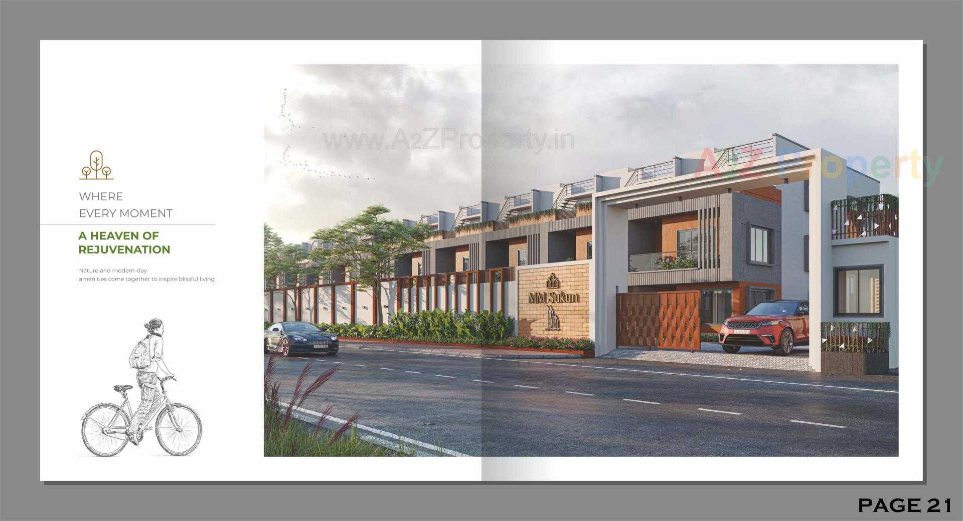 3D Elevation of real estate project M M Sukun located at Chala, Valsad, Gujarat