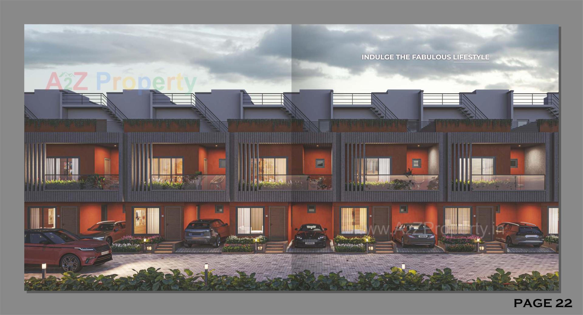 3D Elevation of real estate project M M Sukun located at Chala, Valsad, Gujarat