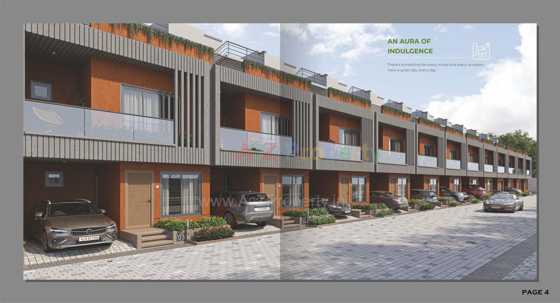 3D Elevation of real estate project M M Sukun located at Chala, Valsad, Gujarat