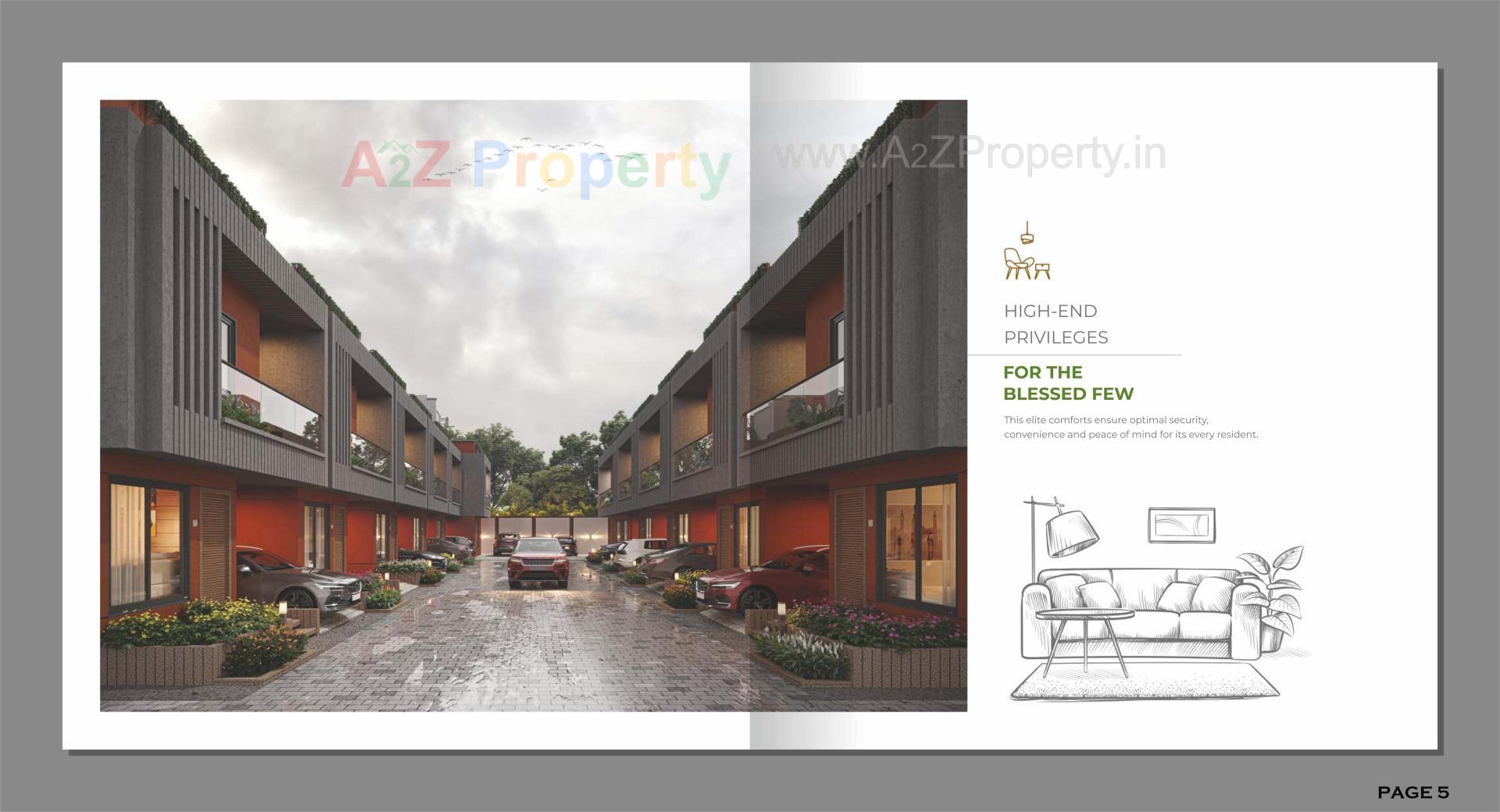 3D Elevation of real estate project M M Sukun located at Chala, Valsad, Gujarat