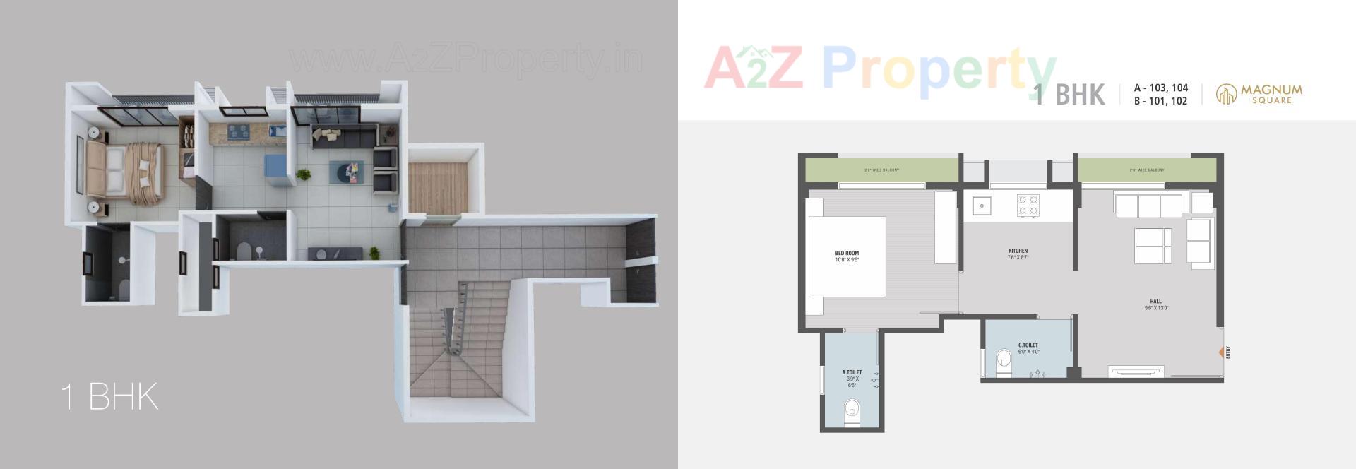 Layout of real estate project Magnum Square located at Dungra, Valsad, Gujarat