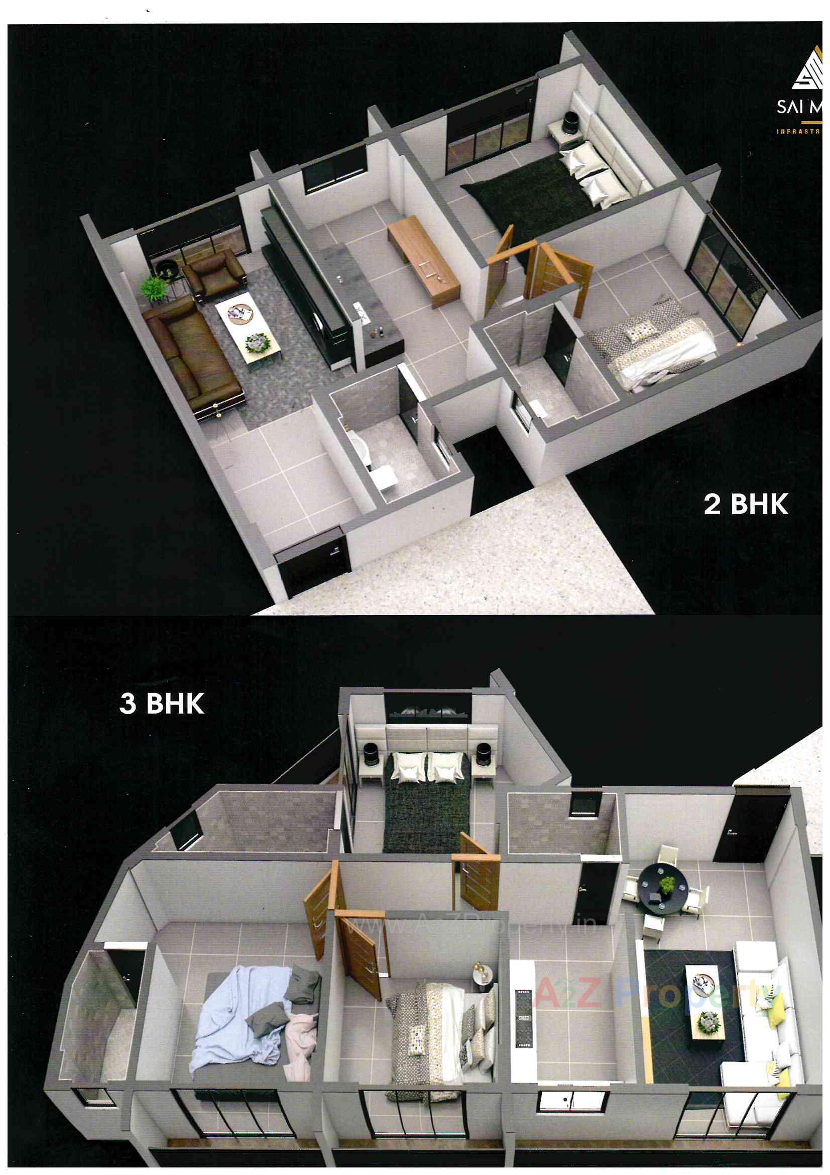 Layout of real estate project Mani Villa located at Umbergaon, Valsad, Gujarat