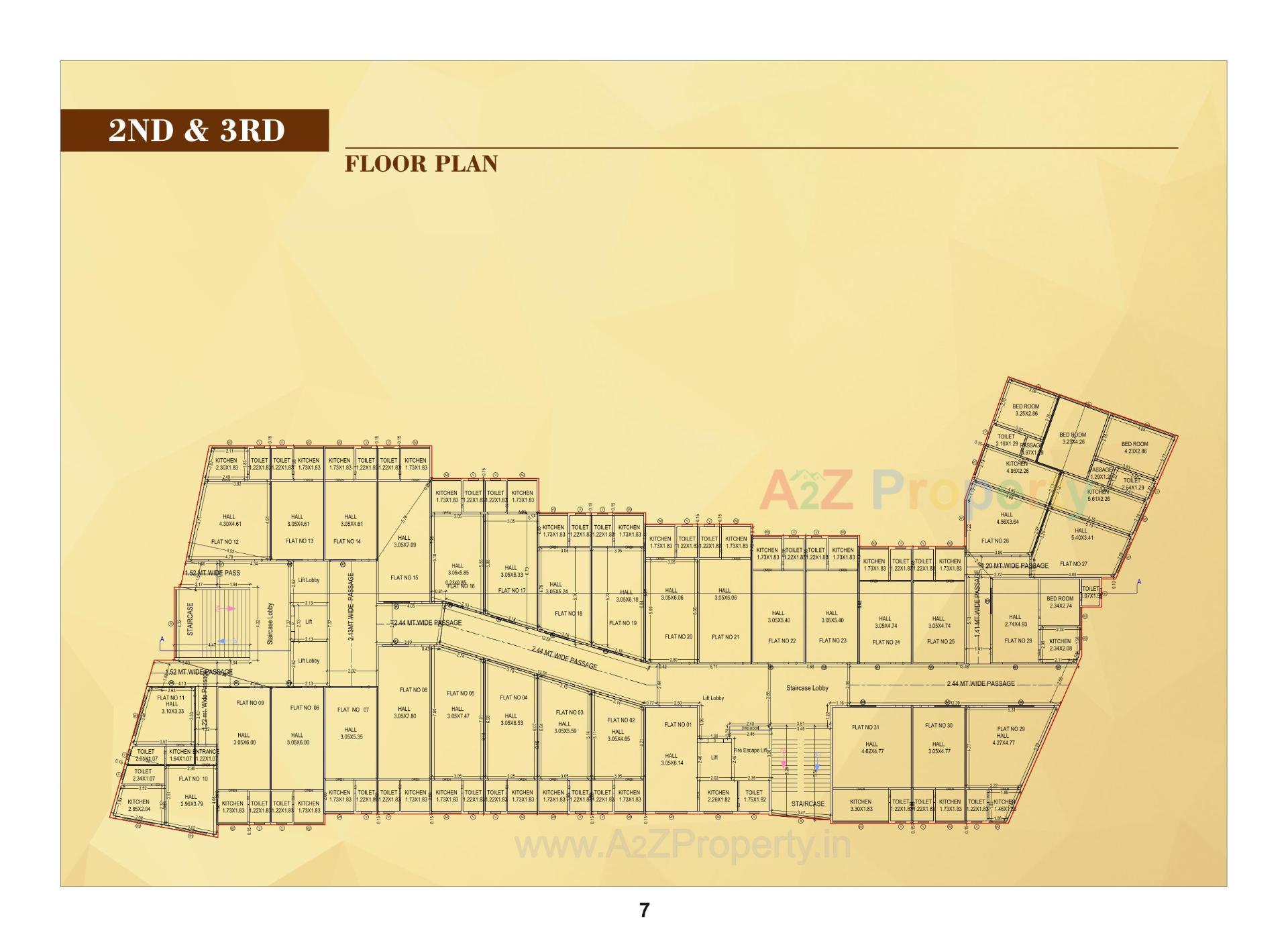 Layout of real estate project Manmohan Arcade located at Vapi, Valsad, Gujarat