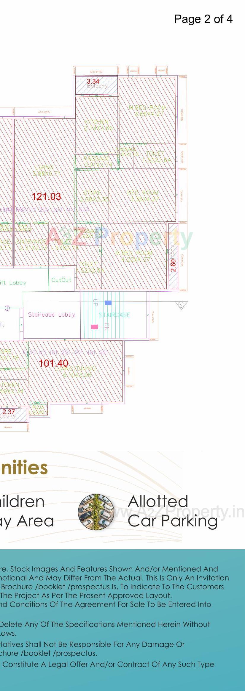 Layout of real estate project Milestone Yogi located at Chala, Valsad, Gujarat