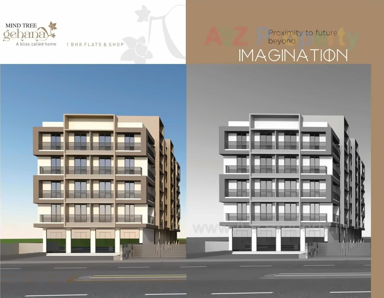 3D Elevation of real estate project Mindtree Gehana located at Chala, Valsad, Gujarat