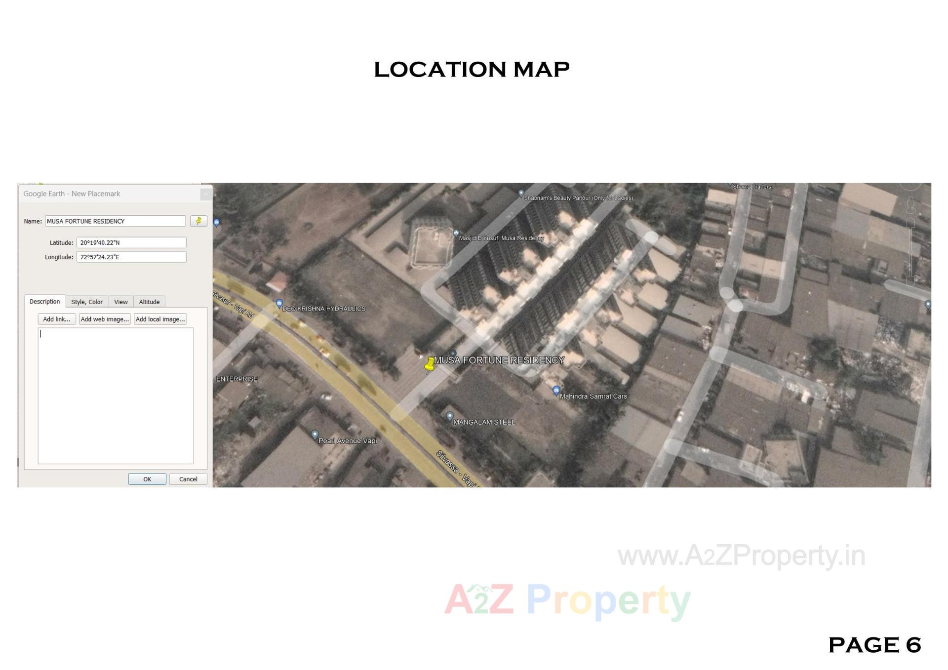  of real estate project Musa Fortune Residency located at Dungra, Valsad, Gujarat