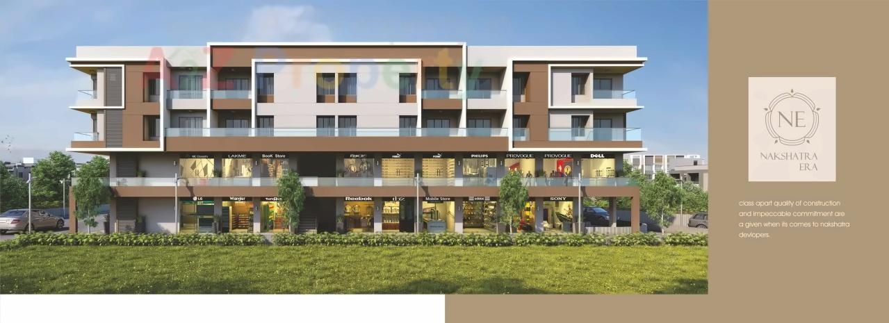 3D Elevation of real estate project Nakshatra Era located at Dharampur, Valsad, Gujarat