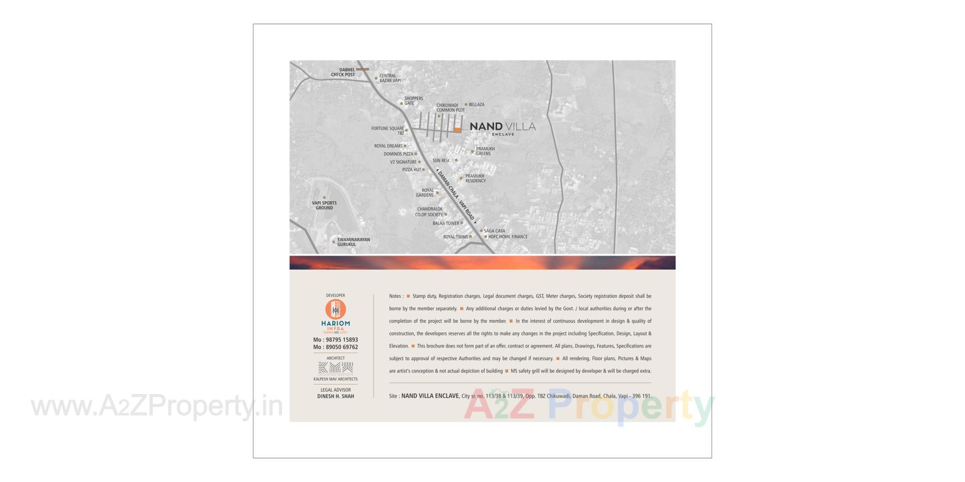  of real estate project Nand Villa Enclave located at Chala, Valsad, Gujarat