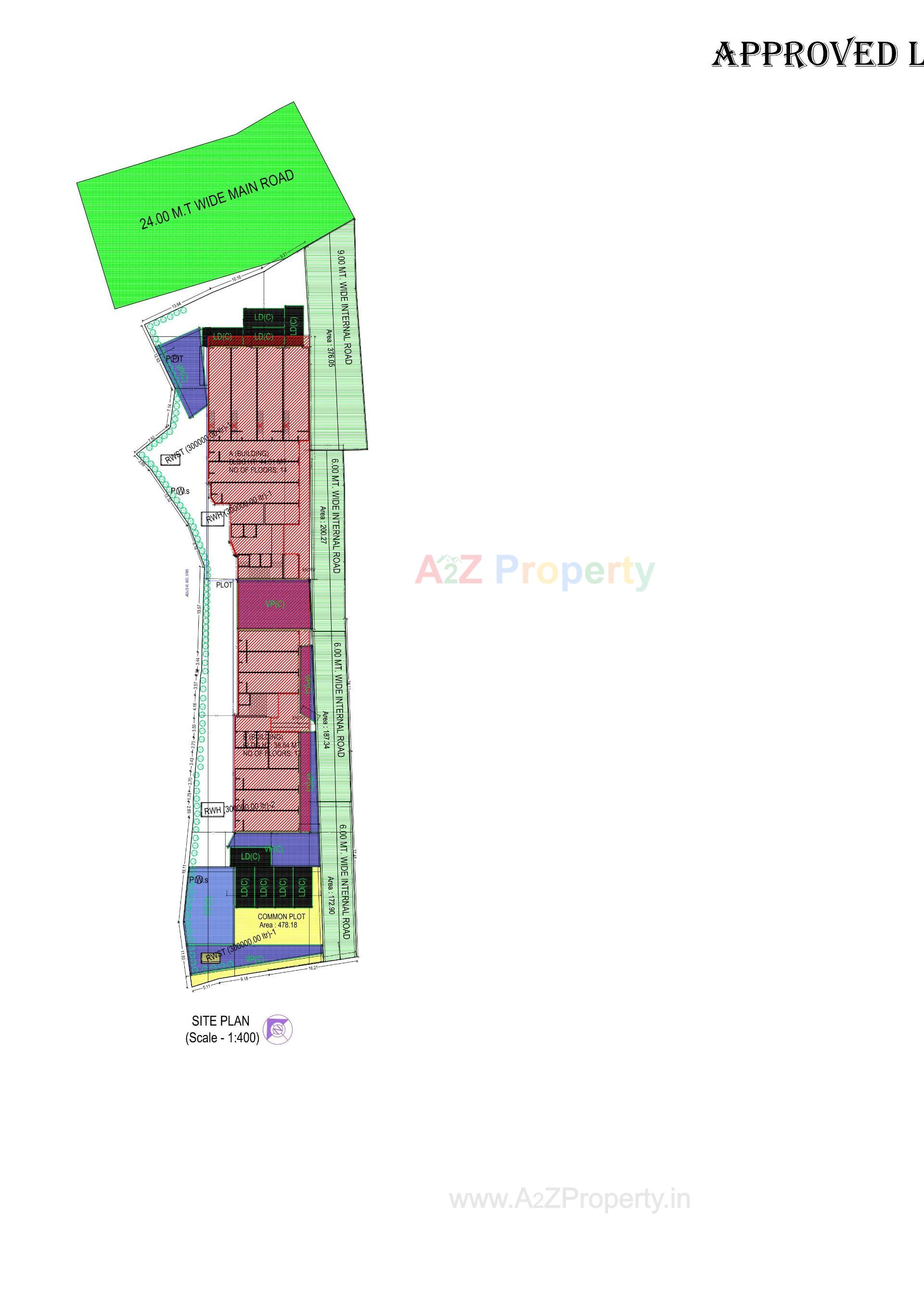 Layout of real estate project Neovista located at Vapi, Valsad, Gujarat