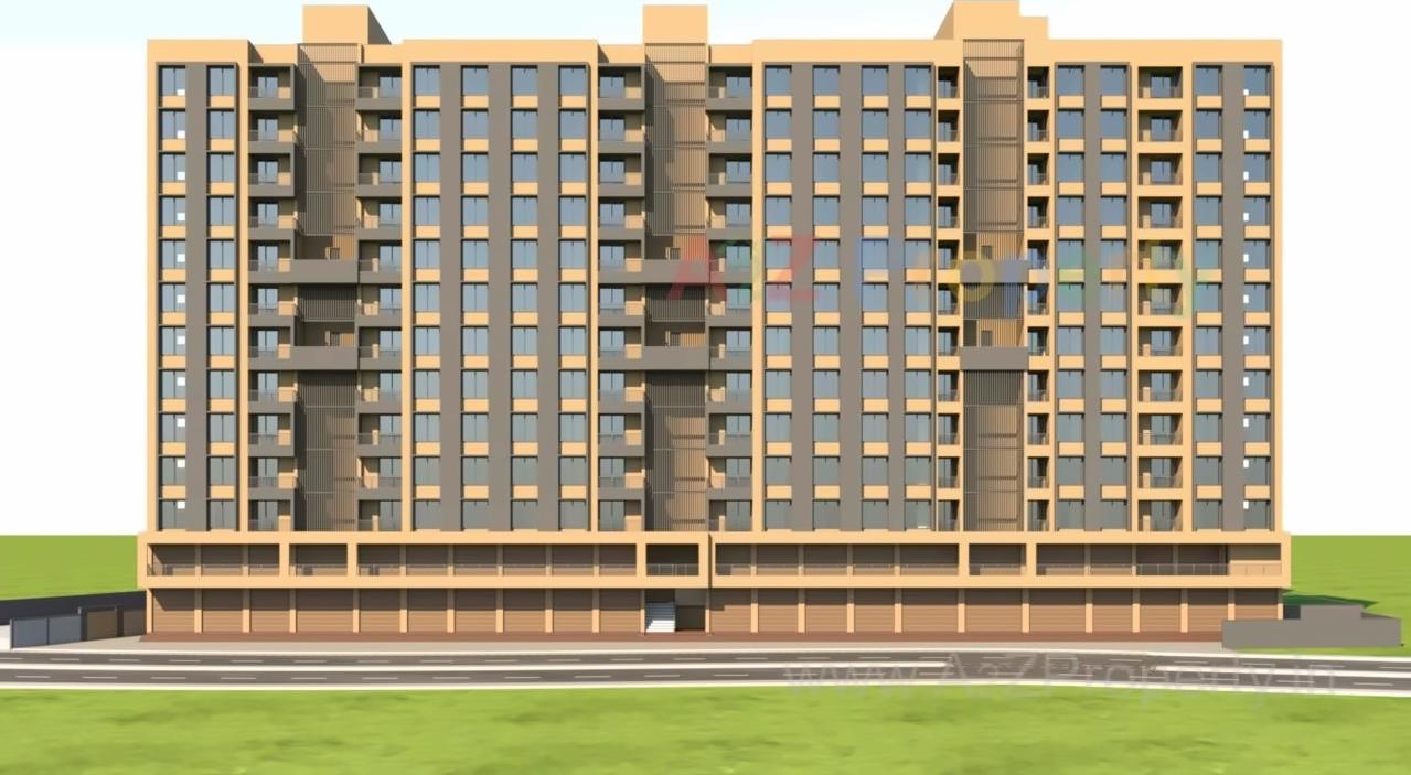 3D Elevation of real estate project Nilkanth Ashirwad located at Vapi, Valsad, Gujarat