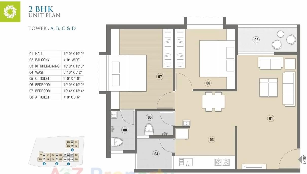 Layout of real estate project Nilkanth Ashirwad located at Vapi, Valsad, Gujarat