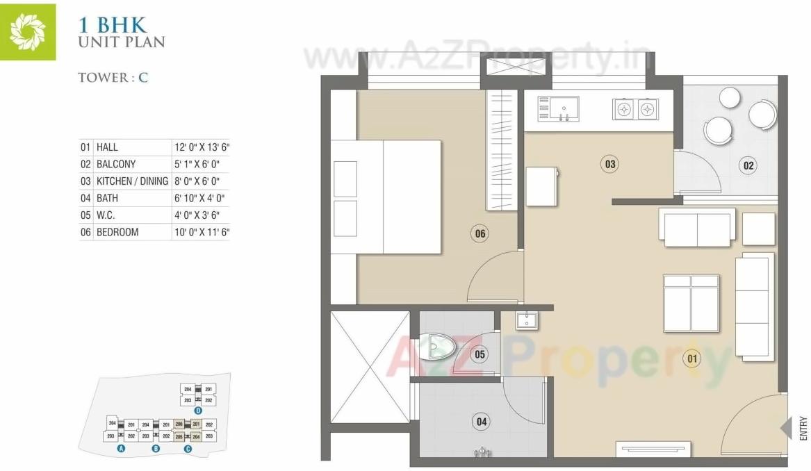 Layout of real estate project Nilkanth Ashirwad located at Vapi, Valsad, Gujarat