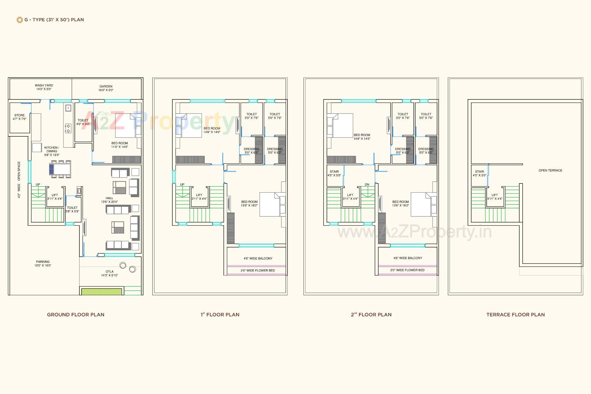 Layout of real estate project Nilkanth Atulyam located at Vapi, Valsad, Gujarat