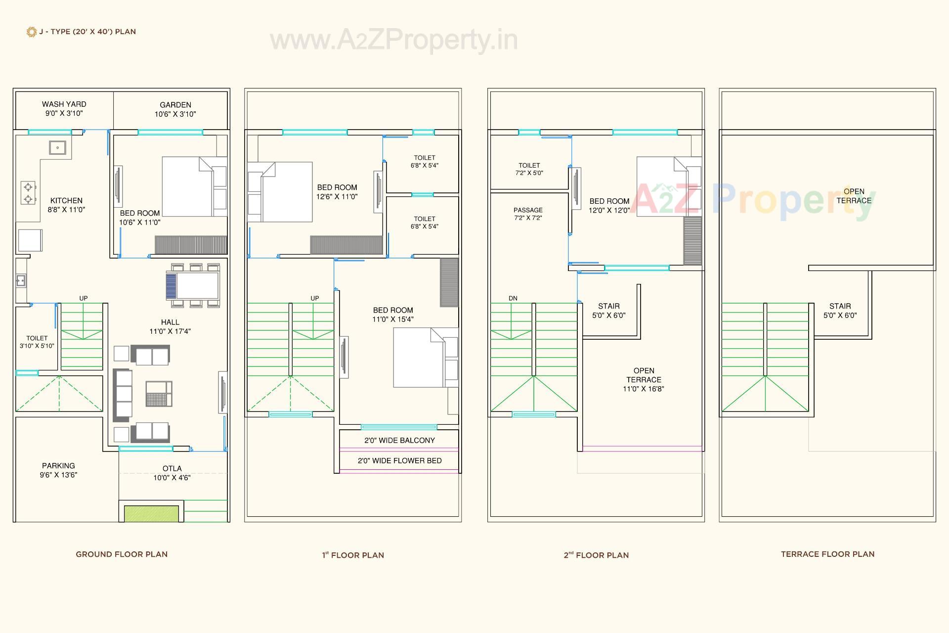 Layout of real estate project Nilkanth Atulyam located at Vapi, Valsad, Gujarat