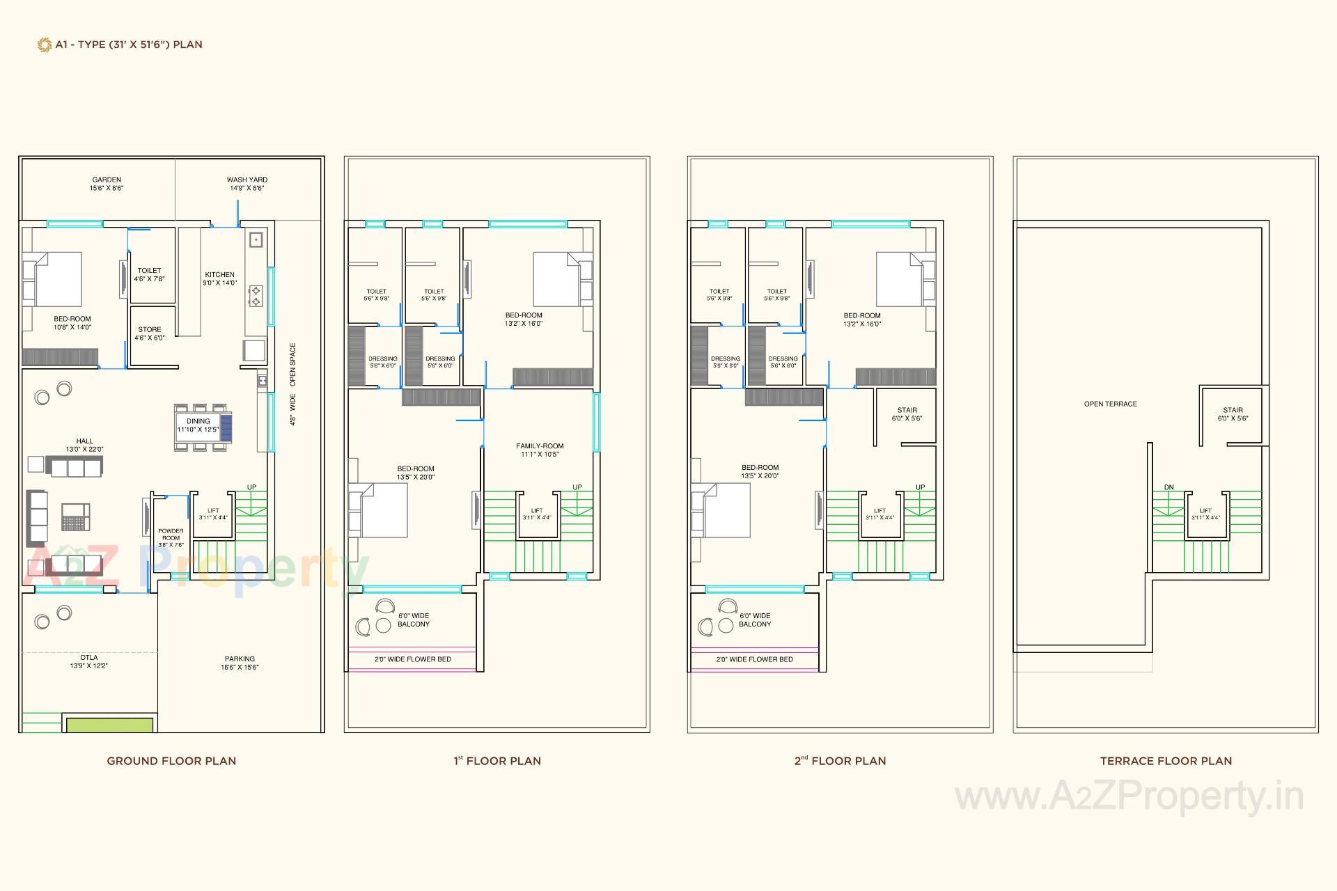 Layout of real estate project Nilkanth Atulyam located at Vapi, Valsad, Gujarat