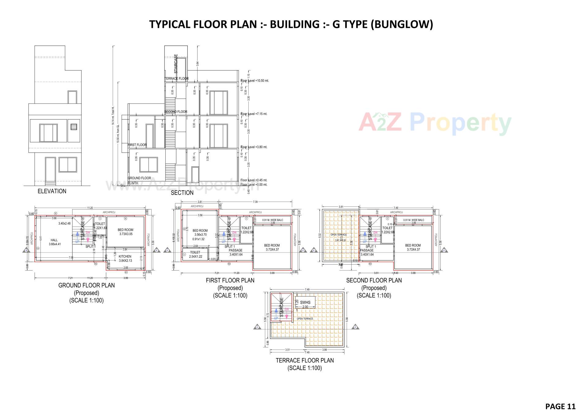Layout of real estate project Nilkanth Omkar located at Vapi, Valsad, Gujarat