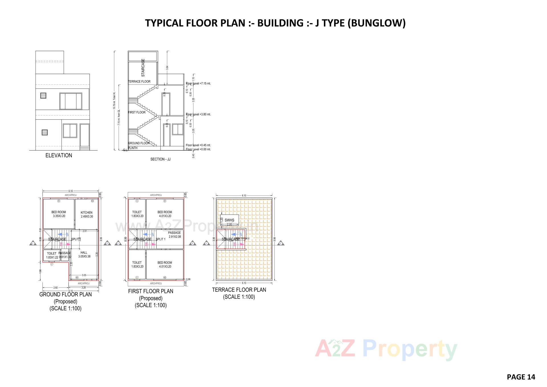 Layout of real estate project Nilkanth Omkar located at Vapi, Valsad, Gujarat