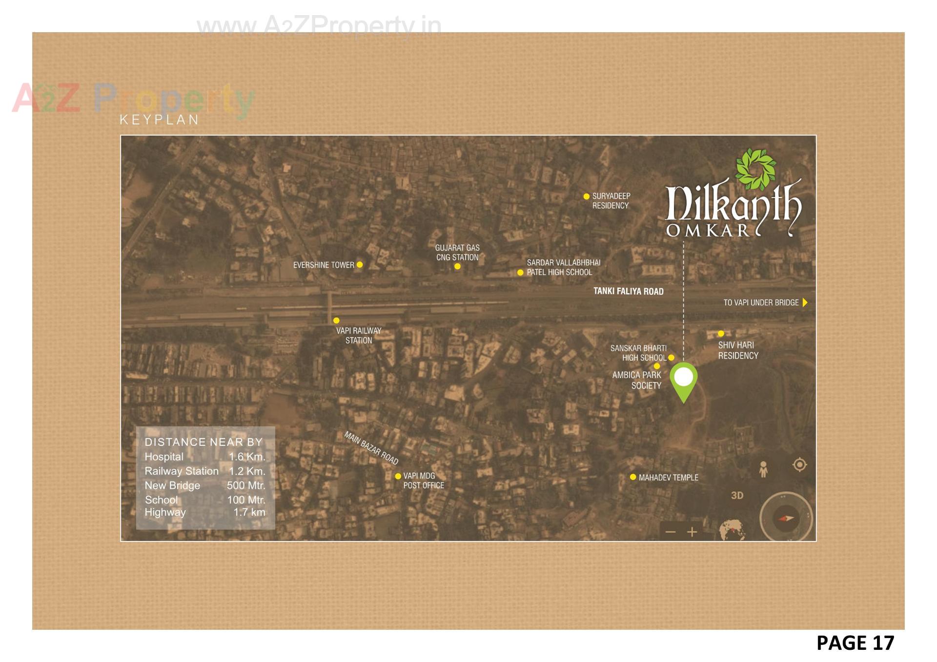  of real estate project Nilkanth Omkar located at Vapi, Valsad, Gujarat