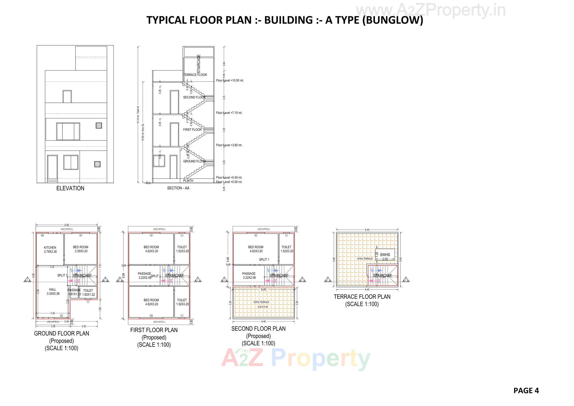 Layout of real estate project Nilkanth Omkar located at Vapi, Valsad, Gujarat