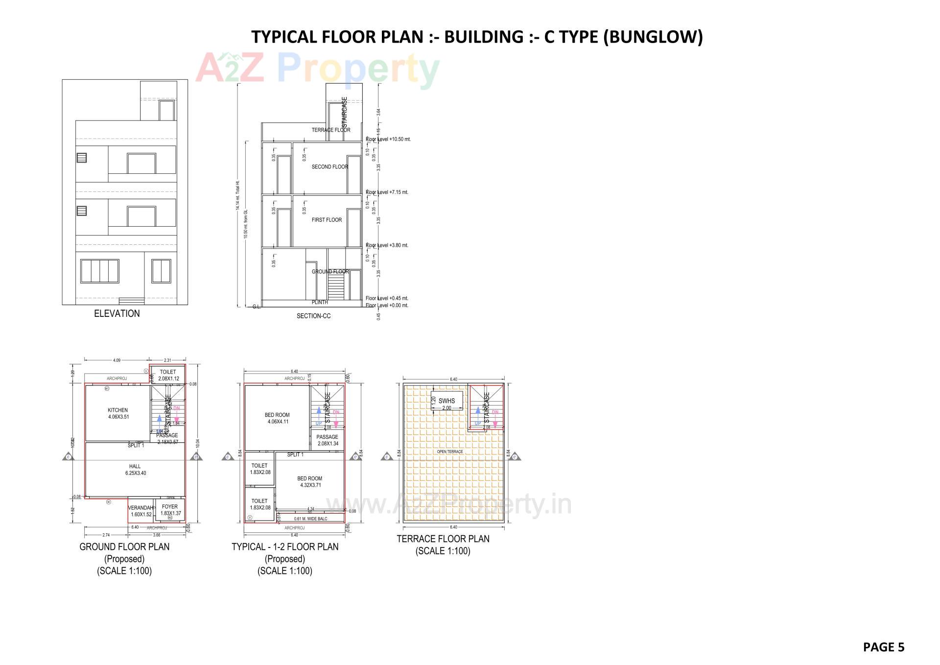 Layout of real estate project Nilkanth Omkar located at Vapi, Valsad, Gujarat