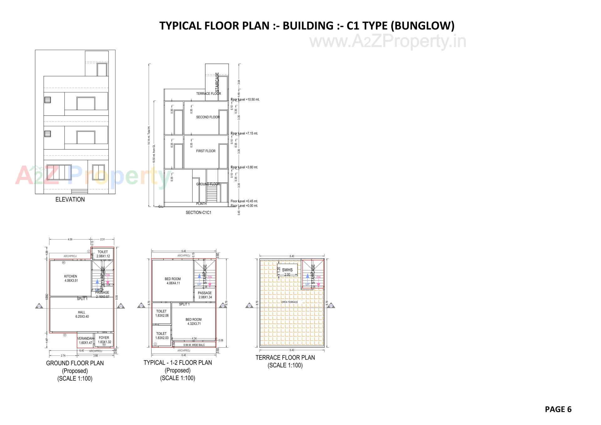 Layout of real estate project Nilkanth Omkar located at Vapi, Valsad, Gujarat
