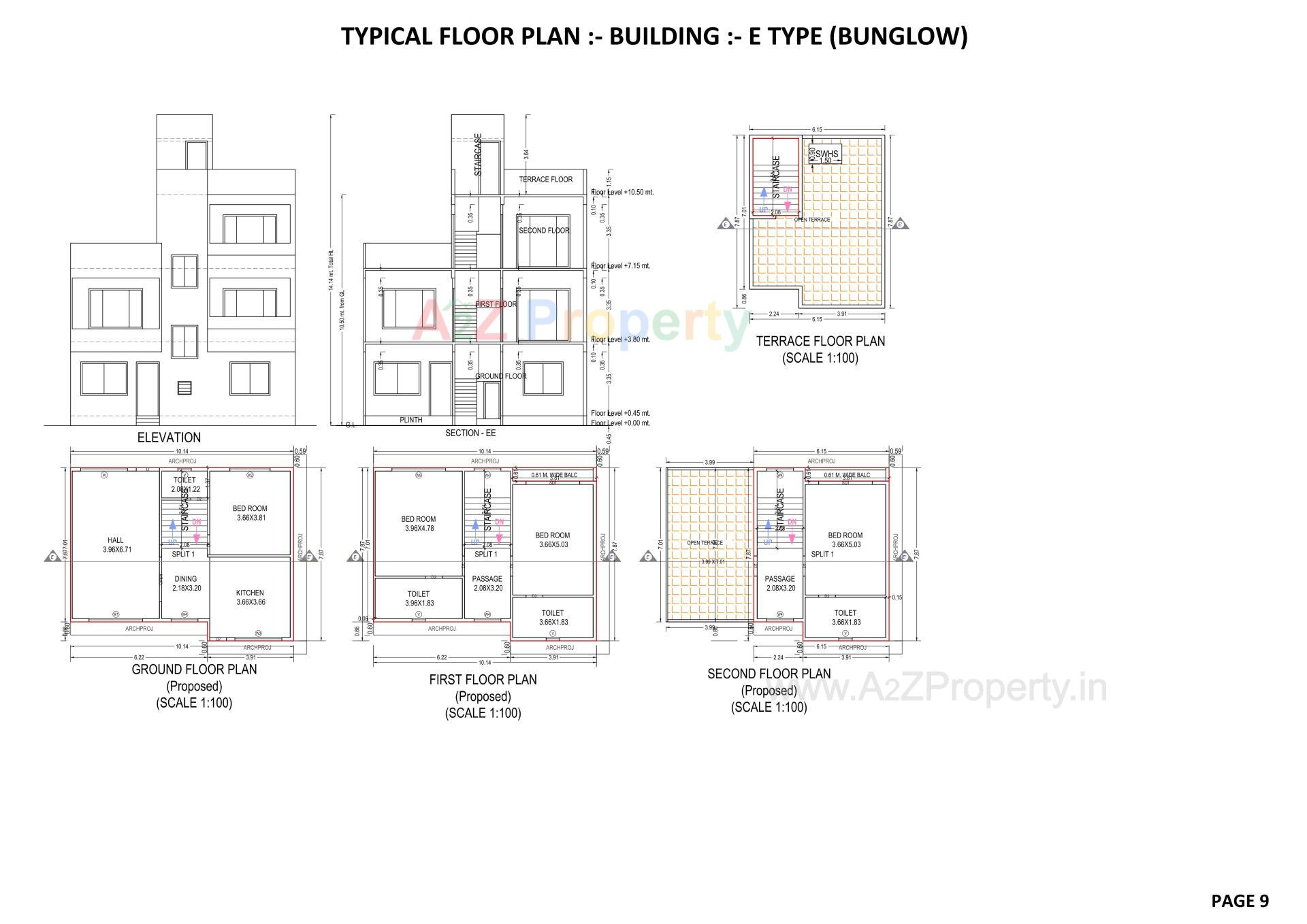 Layout of real estate project Nilkanth Omkar located at Vapi, Valsad, Gujarat