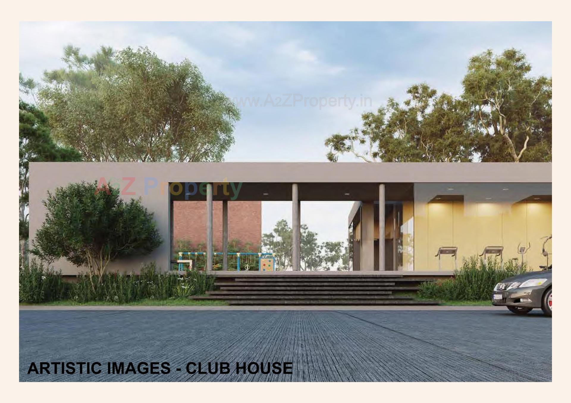 3D Elevation of real estate project Nirvana Bungalows located at Pardi, Valsad, Gujarat