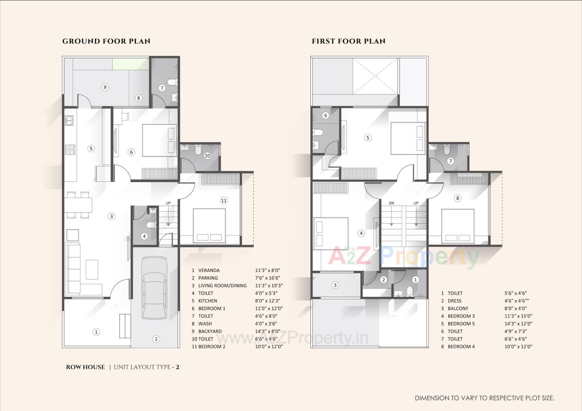 Layout of real estate project Nirvana Bungalows located at Pardi, Valsad, Gujarat