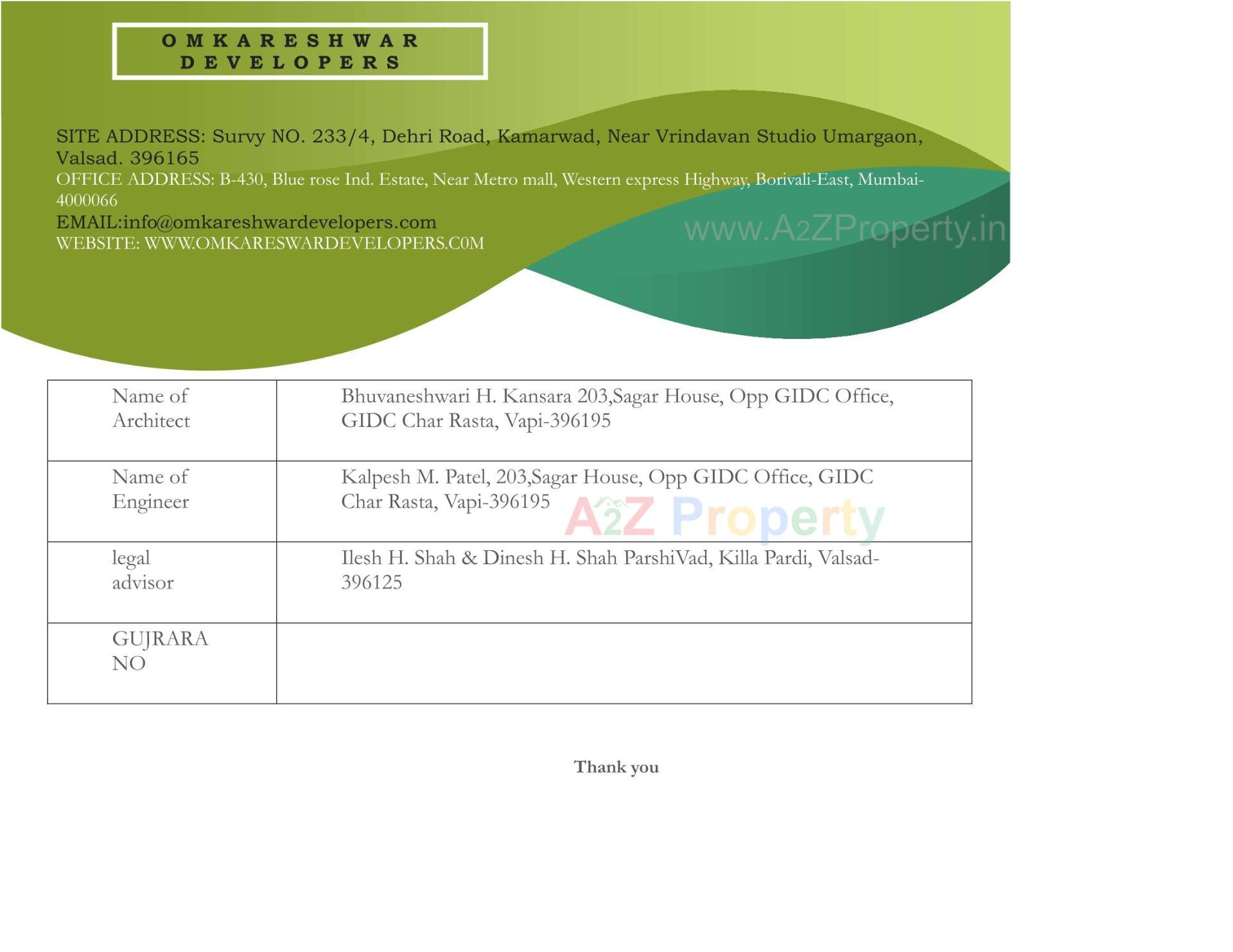 of real estate project Om Elysium located at Umbergaon, Valsad, Gujarat