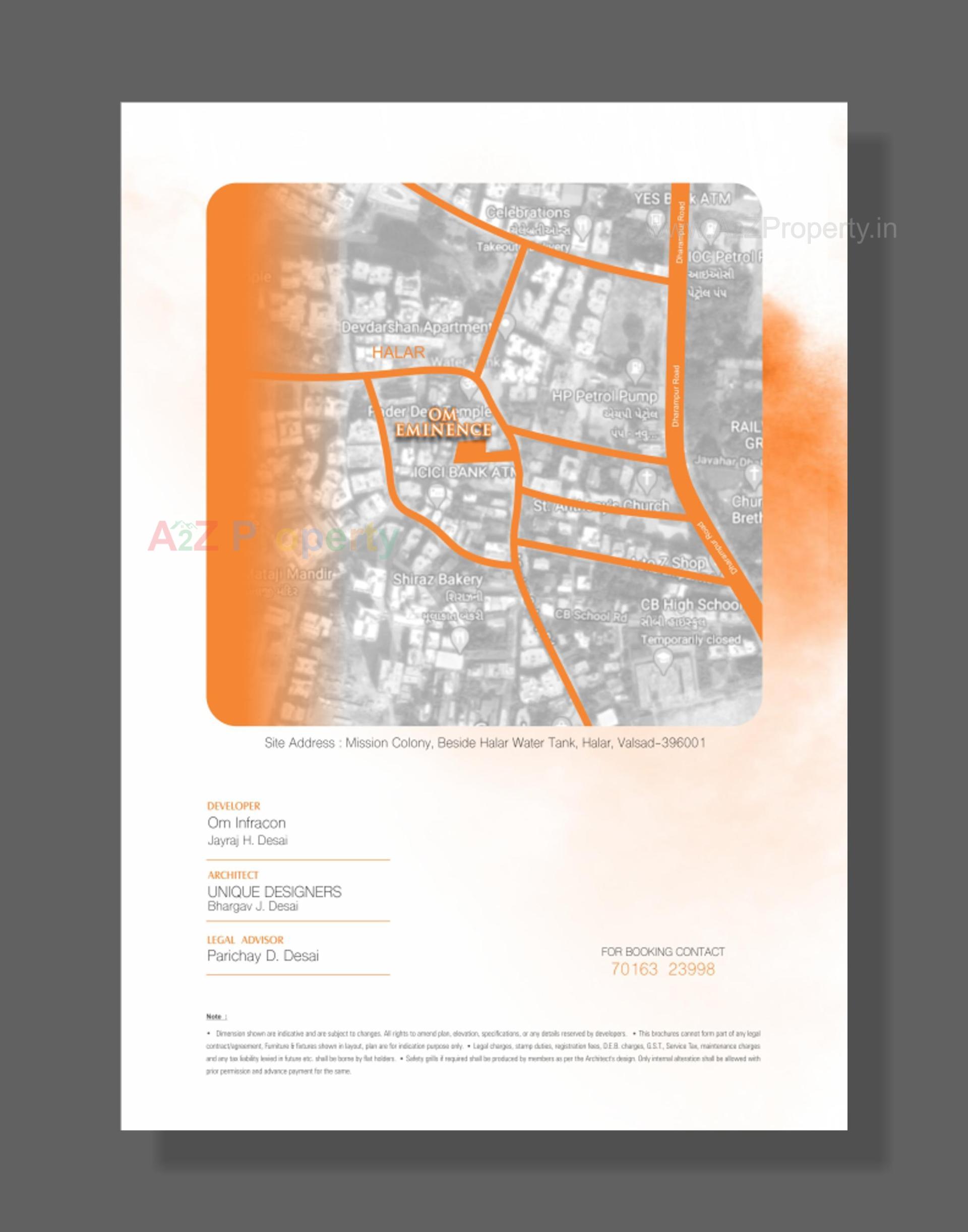  of real estate project Om Eminence located at Halar, Valsad, Gujarat