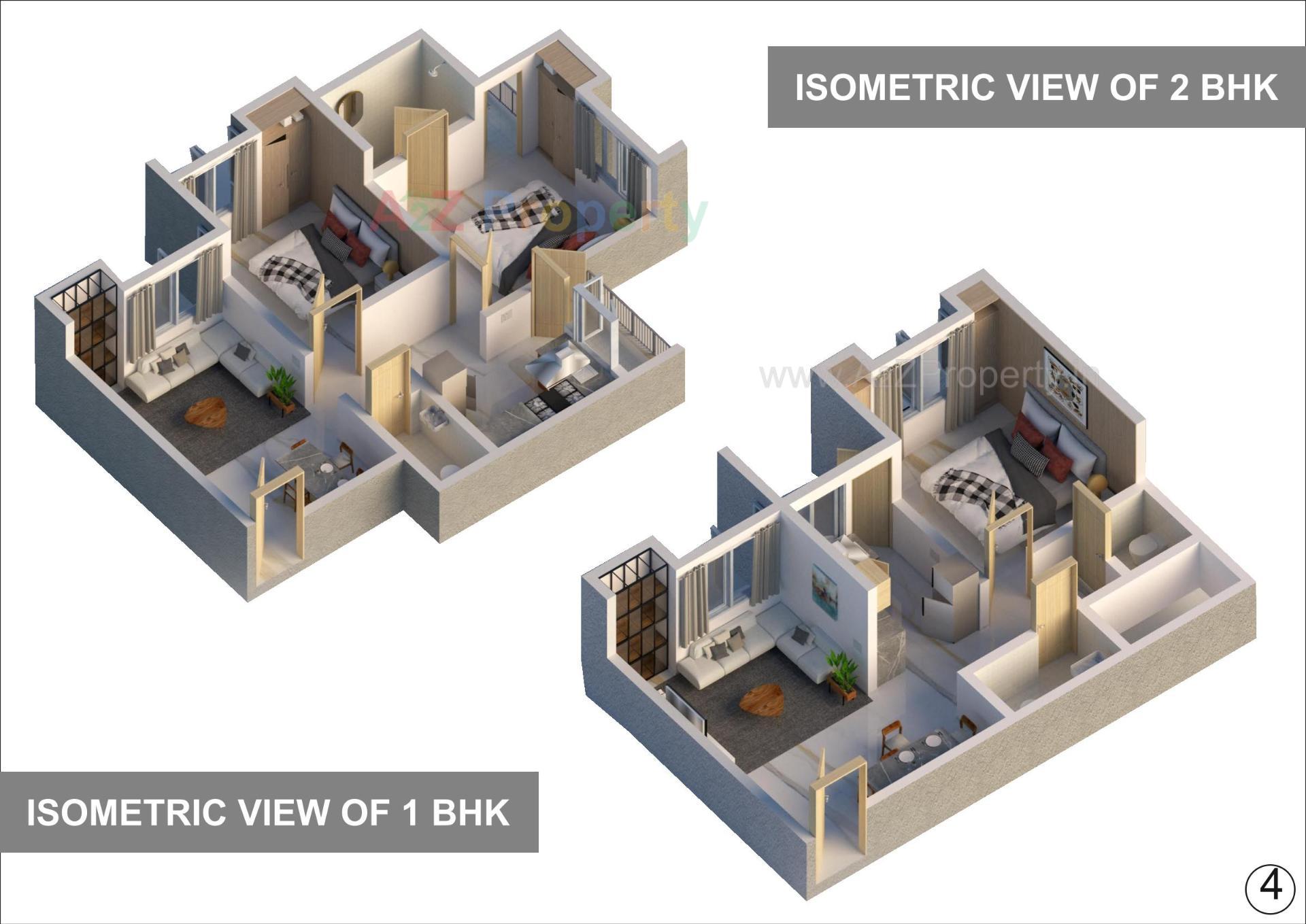 Layout of real estate project Pakeeza Appartment located at Dungra, Valsad, Gujarat
