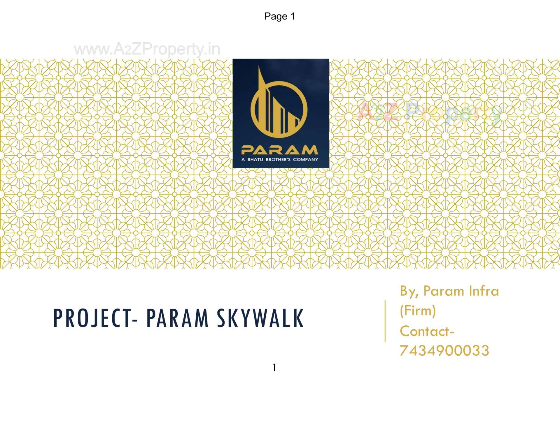  of real estate project Param Skywalk located at Chala, Valsad, Gujarat