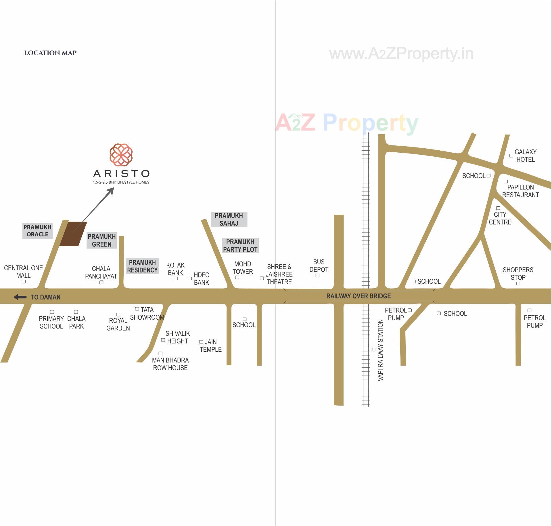  of real estate project Pramukh Aristo located at Chala, Valsad, Gujarat
