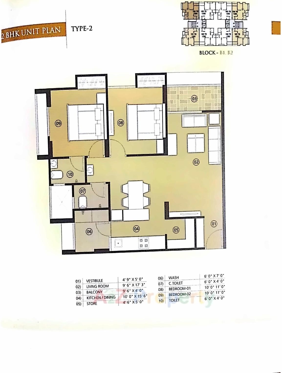 Layout of real estate project Pramukh Aura located at Chala, Valsad, Gujarat