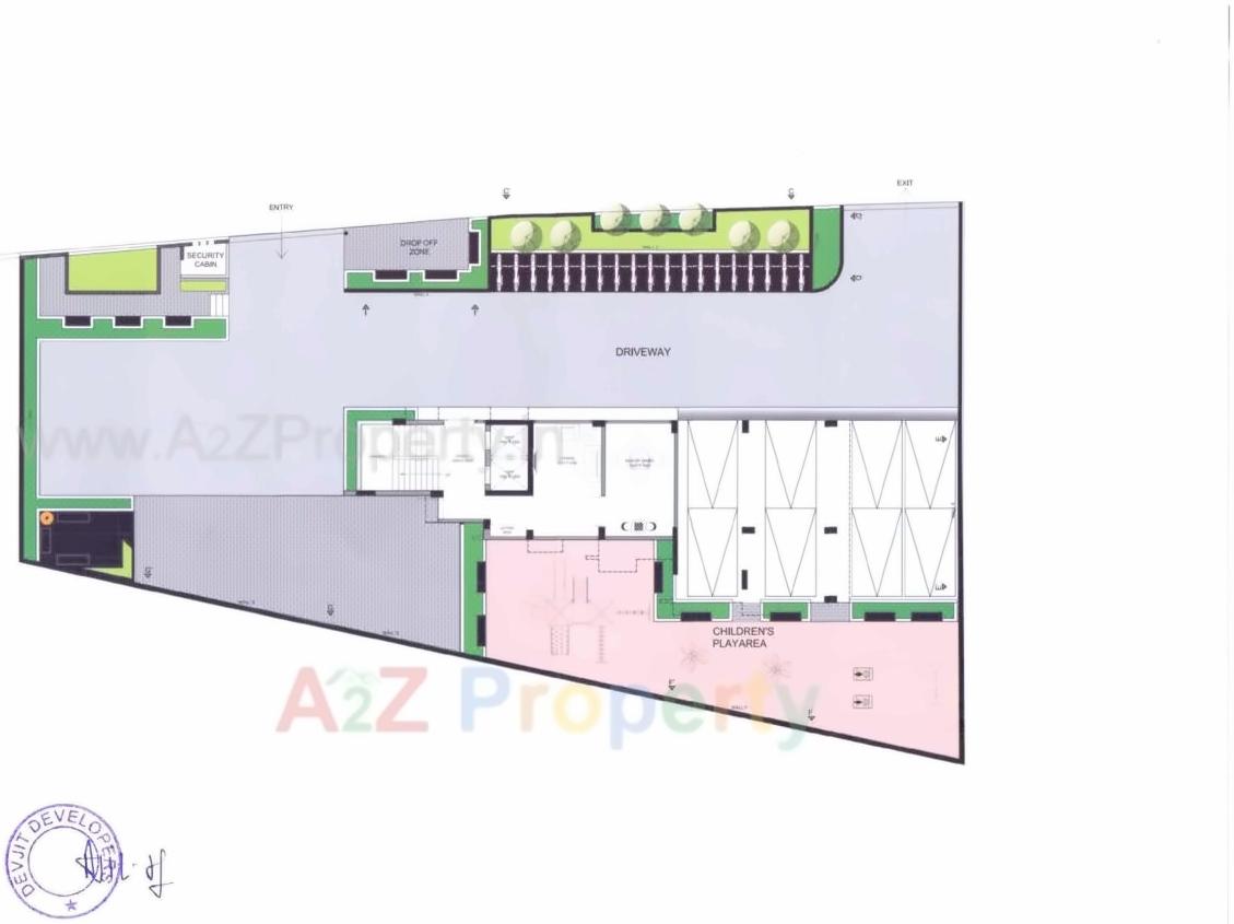 Layout of real estate project Pramukh Green Plus located at Valsad, Valsad, Gujarat