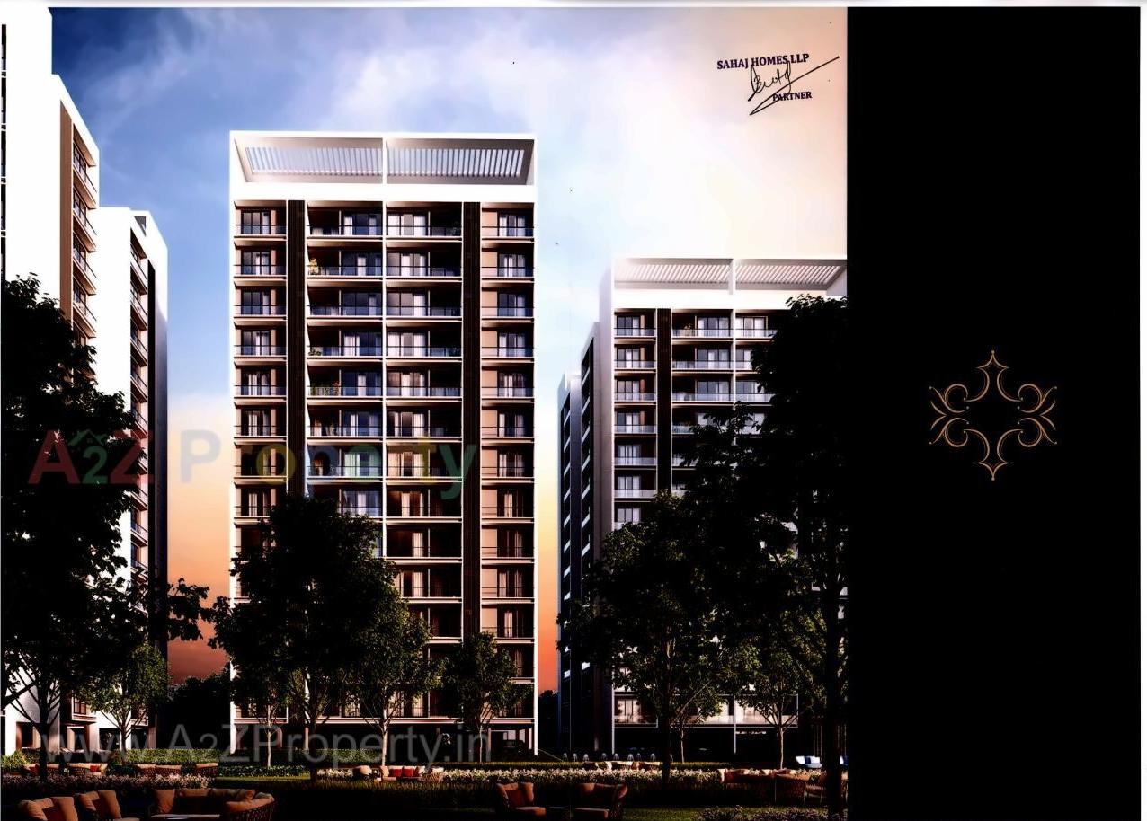 3D Elevation of real estate project Pramukh Solitaire located at Abrama, Valsad, Gujarat