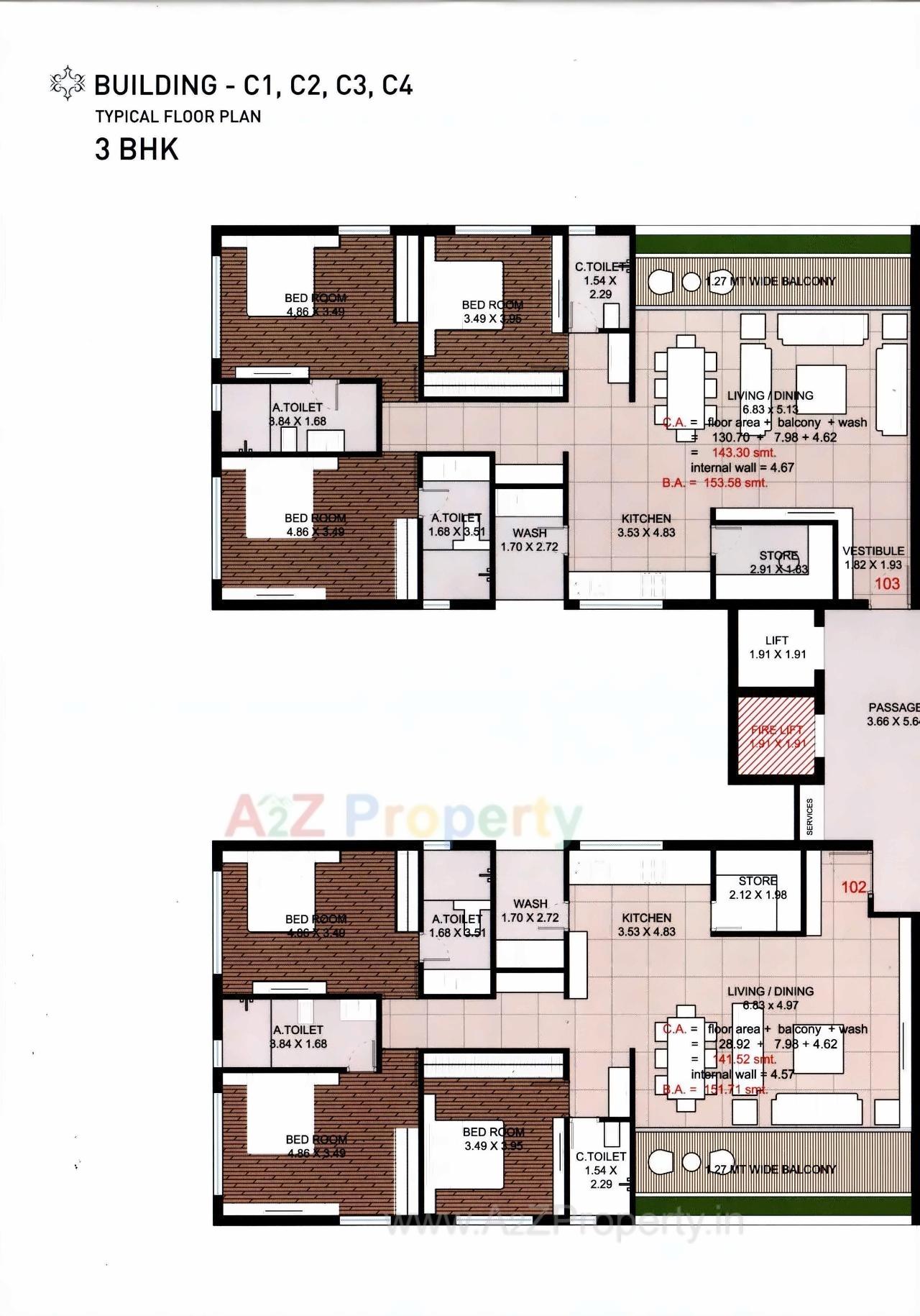 Layout of real estate project Pramukh Solitaire located at Abrama, Valsad, Gujarat