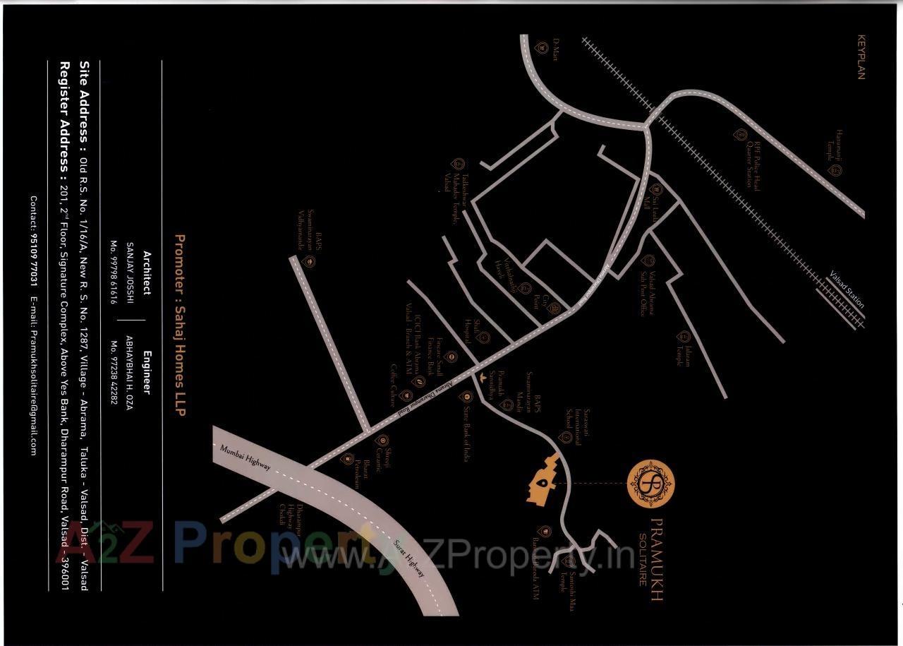  of real estate project Pramukh Solitaire located at Abrama, Valsad, Gujarat