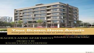 Elevation of real estate project Raghulaxmi Apartment located at Chala, Valsad, Gujarat