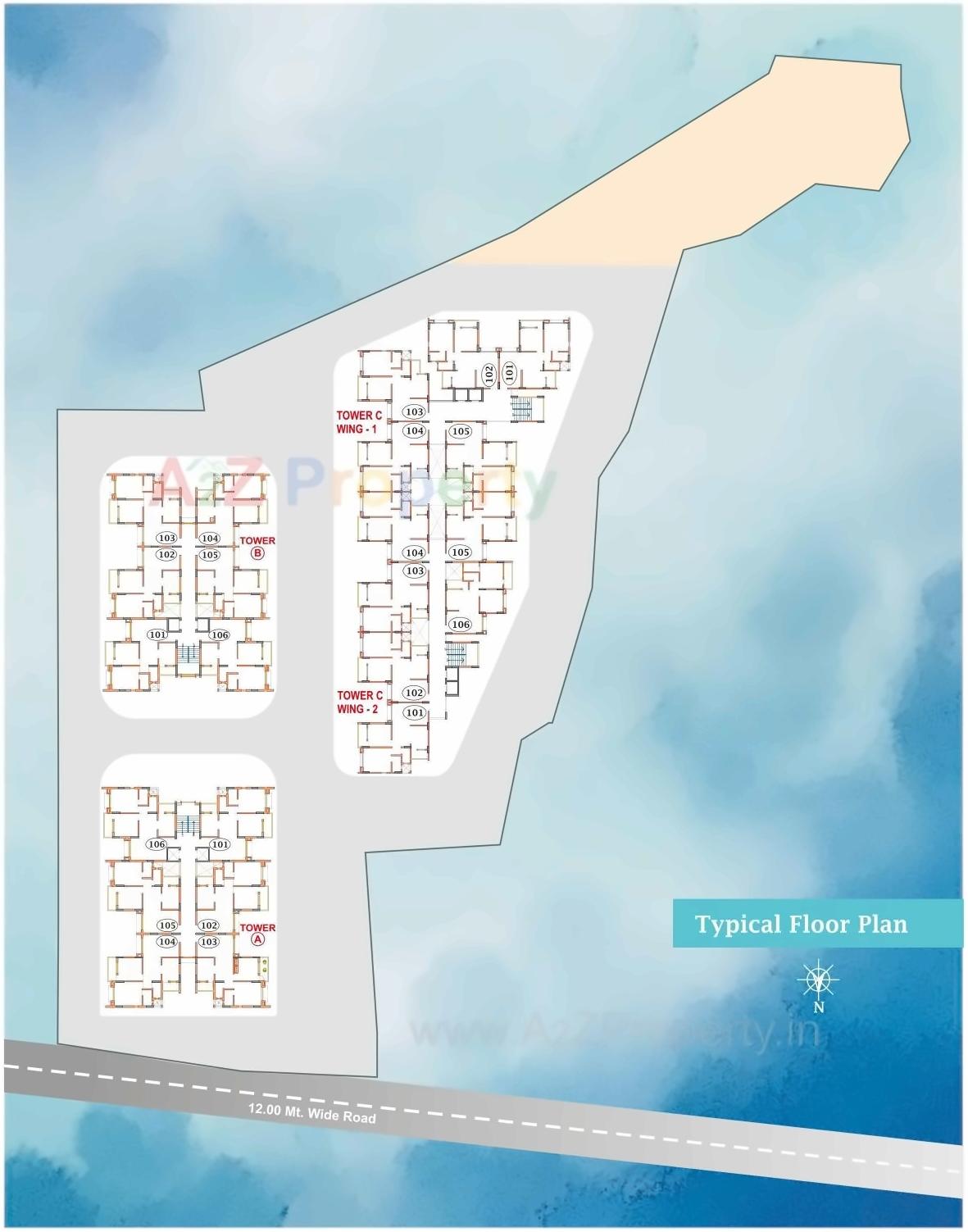  of real estate project Rama Residency located at Vapi, Valsad, Gujarat