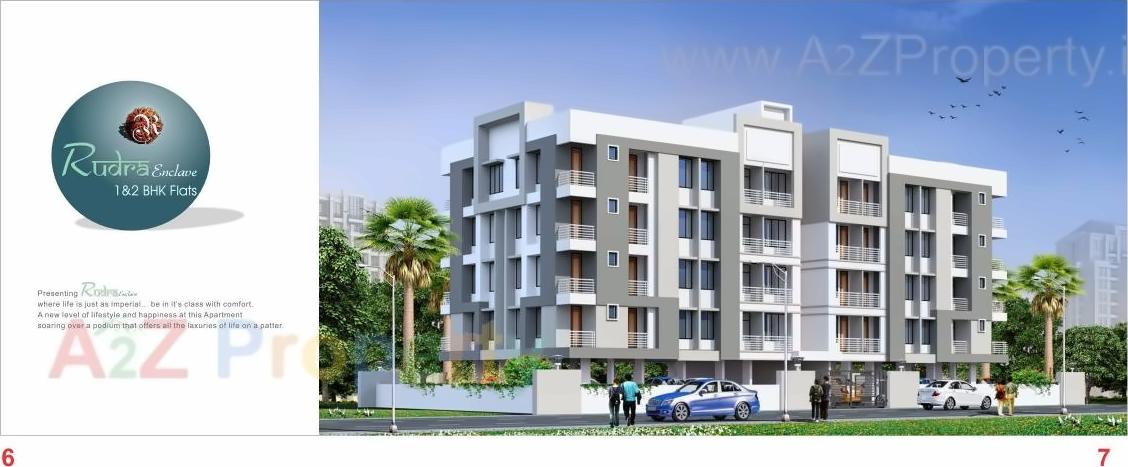 3D Elevation of real estate project Rudra Enclave located at Killa-pardi, Valsad, Gujarat
