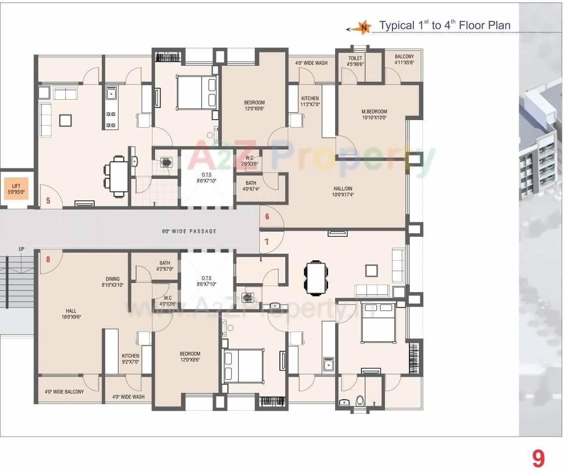 Layout of real estate project Rudra Enclave located at Killa-pardi, Valsad, Gujarat