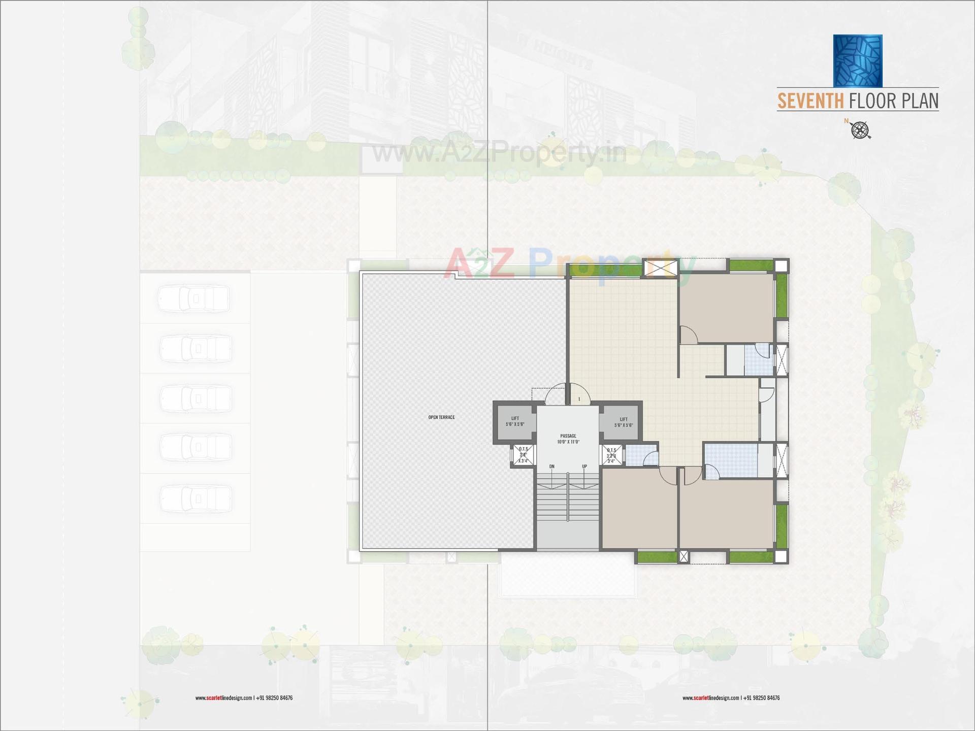 Layout of real estate project Rushabh Heights located at Vapi, Valsad, Gujarat